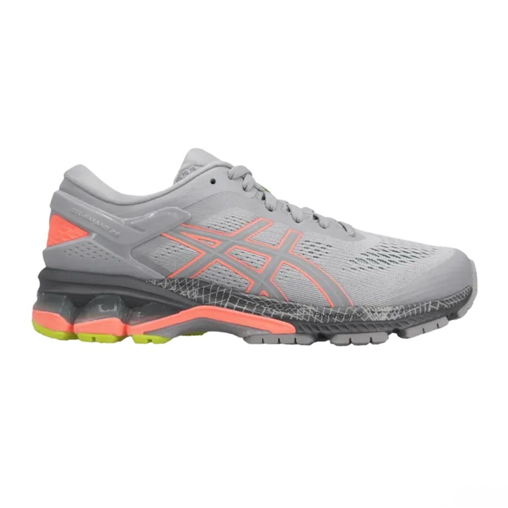 Asics Gel-Kayano 26 'Hyper Flash - Piedmont Grey Sun Coral' running shoe